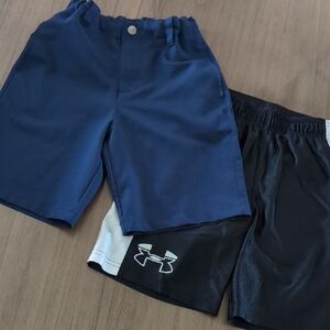 Under Armour Kids' Navy and Black Shorts Set